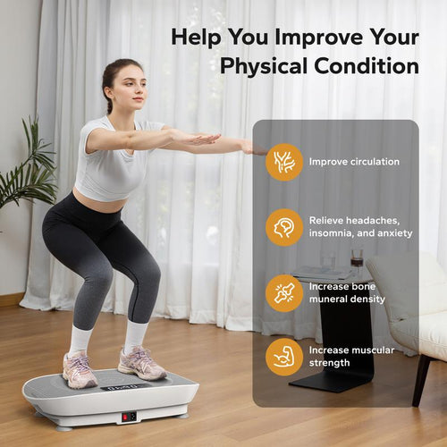 Merach Vibration Plate Exercise Machine for Full Body Home Workout